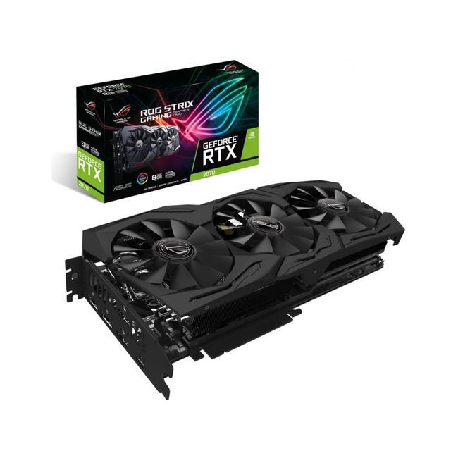 Видеокарта Asus GeForce RTX2070 ROG-STRIX-RTX2070-08G-GAMING (8 ГБ)