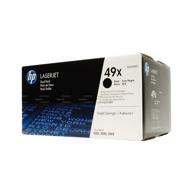 Лазерный картридж HP 49X Black Q5949XD