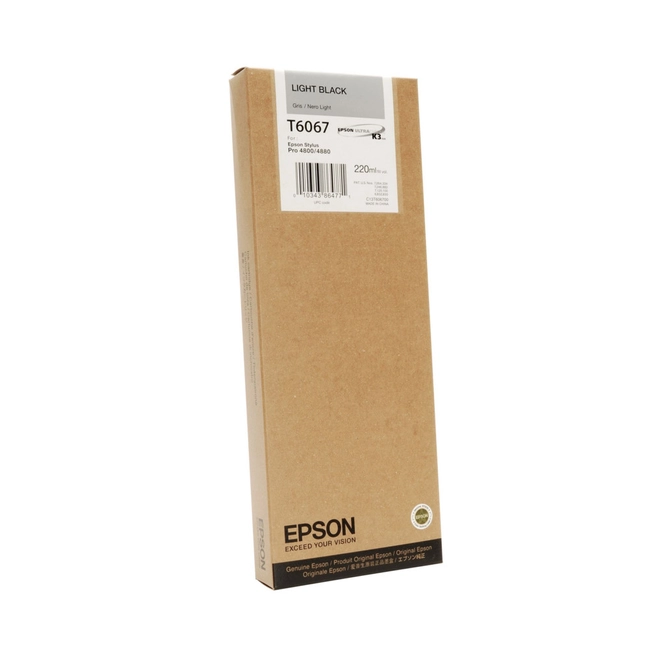 Струйный картридж Epson T6067 Серый C13T606700