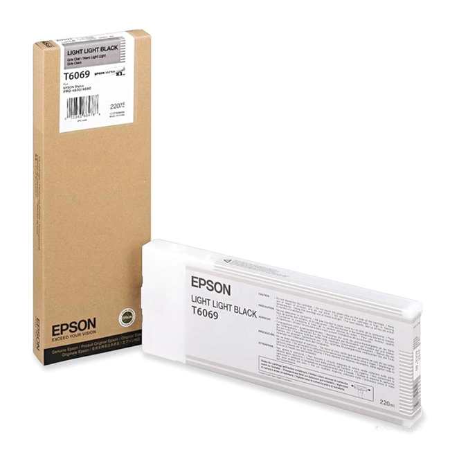 Струйный картридж Epson T6069 Светло-Серый C13T606900