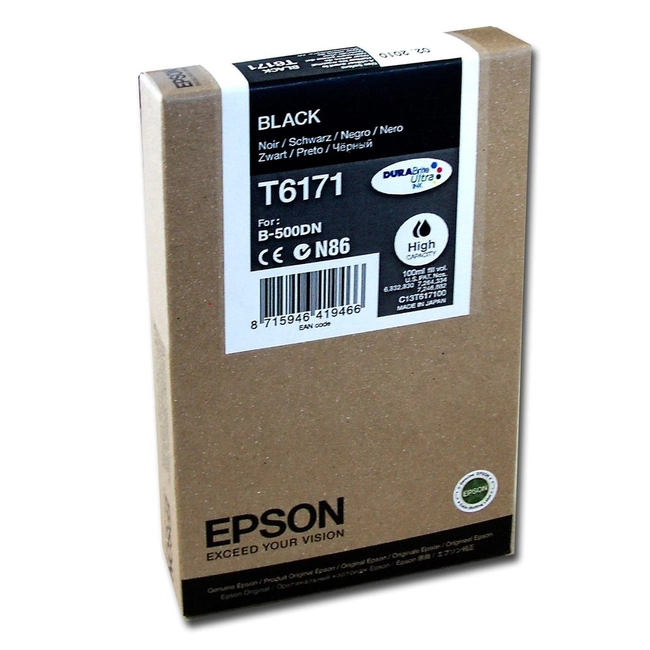 Струйный картридж Epson T6171 Черный C13T617100