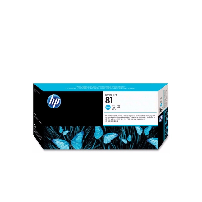 Струйный картридж HP №81 Печатающая головка Светло-голубой C4954A