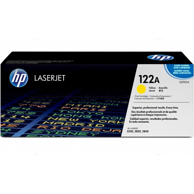Лазерный картридж HP 122a Yellow Print Cartridge Q3962A