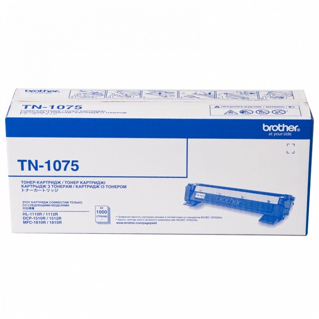 Тонер Brother TN-1075 для HL-1110R/1112R, DCP-1510R/1512R, MFC-1810R/1815R TN1075