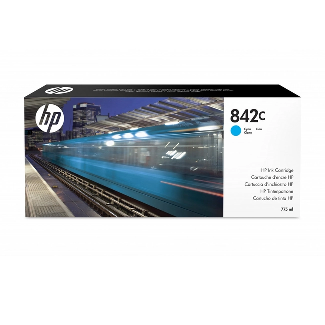 Струйный картридж HP 842C 775-ml Cyan PageWide XL Ink Cartridge C1Q54A