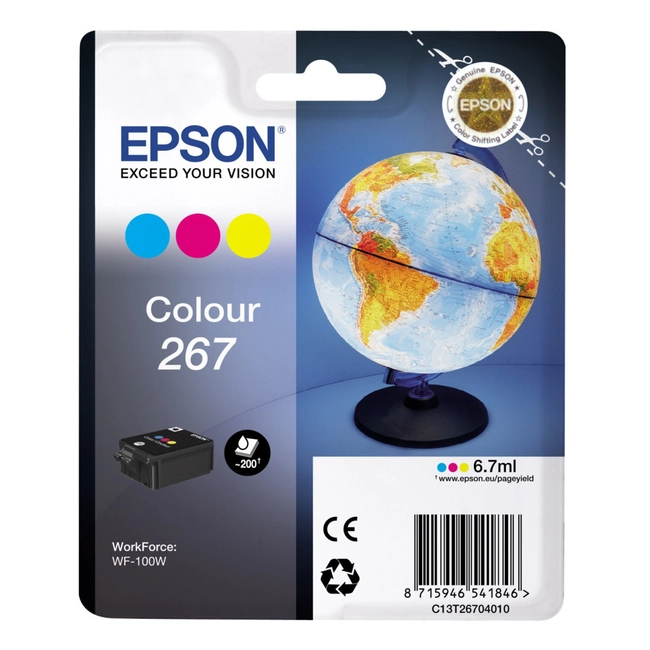 Струйный картридж Epson T267 (color) C13T26704010
