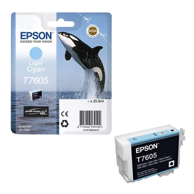 Струйный картридж Epson T7605 (light cyan) C13T76054010