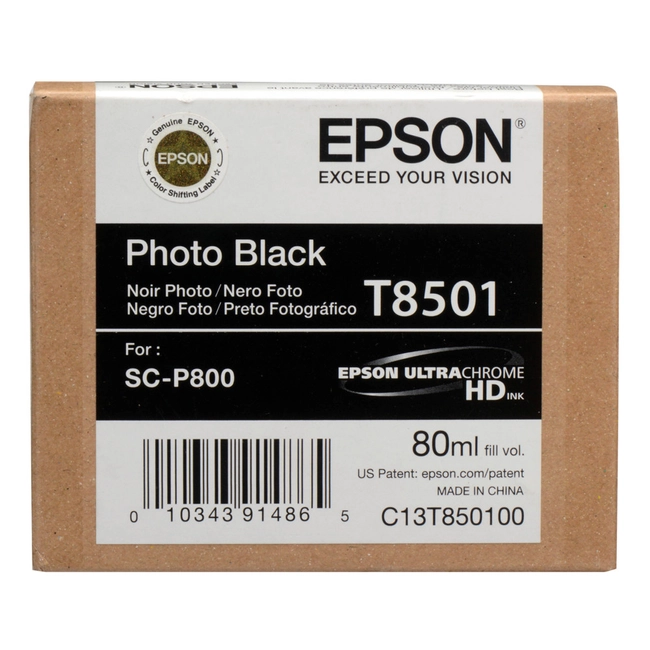 Струйный картридж Epson T8501 UltraChrome HD (photo black) C13T850100