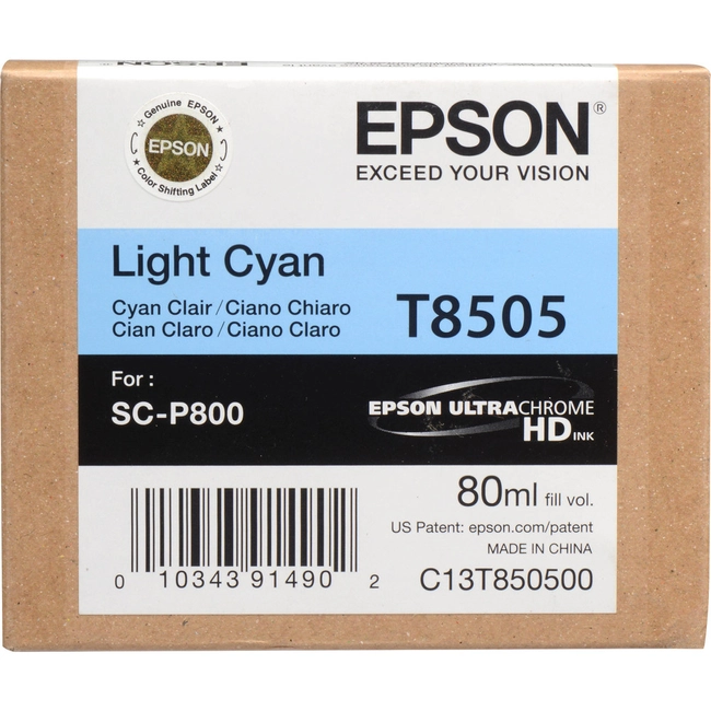Струйный картридж Epson T8505 UltraChrome HD (light cyan) C13T850500