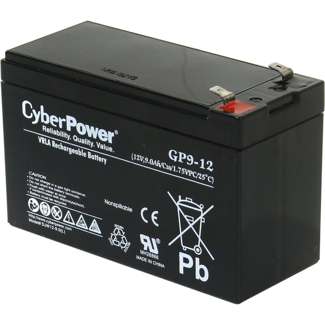 Сменные аккумуляторы АКБ для ИБП CyberPower Аккумулятор 12V9Ah GP9-12 (12 В)
