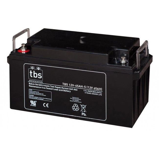 Сменные аккумуляторы АКБ для ИБП Tuncmatik Батарея TBS 12V-65AH-5 (12 В/65 Ач) TSK2274 (12 В)