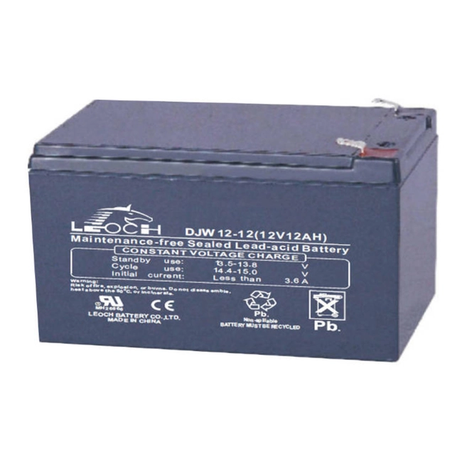 Сменные аккумуляторы АКБ для ИБП Leoch батарея DJW12-12 12В 12 Ач (12 В)