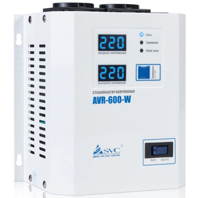 Стабилизатор SVC AVR-600-W (600ВА/600Вт) (50 Гц)