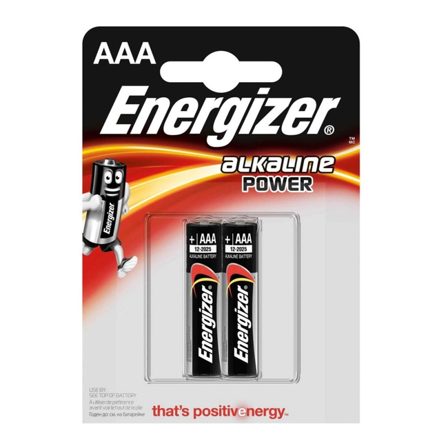 Батарейка Energizer LR03 AAA Energizer POWER Alkaline - 2 штуки