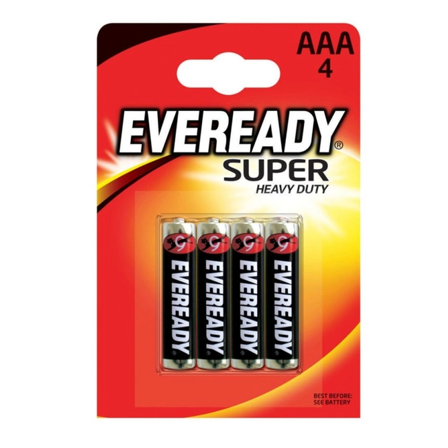 Батарейка Energizer R03 AAA Eveready HD - 4 штуки R03 AAA EVEREADY HD - 4 штуки