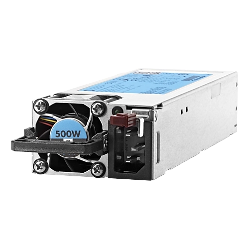 Серверный блок питания HPE 500W Flex Slot Platinum Hot Plug Power Supply Kit 720478-B21 (1U, 500 Вт)