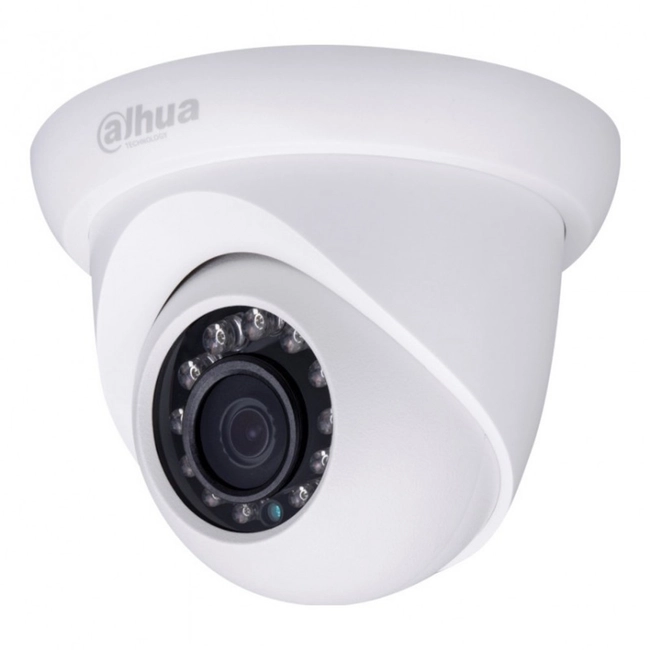 IP видеокамера Dahua DH-IPC-HDW1020SP-0280B-S3 (Купольная, Уличная, Проводная, 2.8 мм, 1/4", 1 Мп ~ 1280×720 HD)