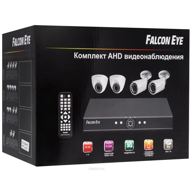 Комплект видеонаблюдения Falcon Eye FE-104AHD-KIT FE-104AHD-KIT ДOM