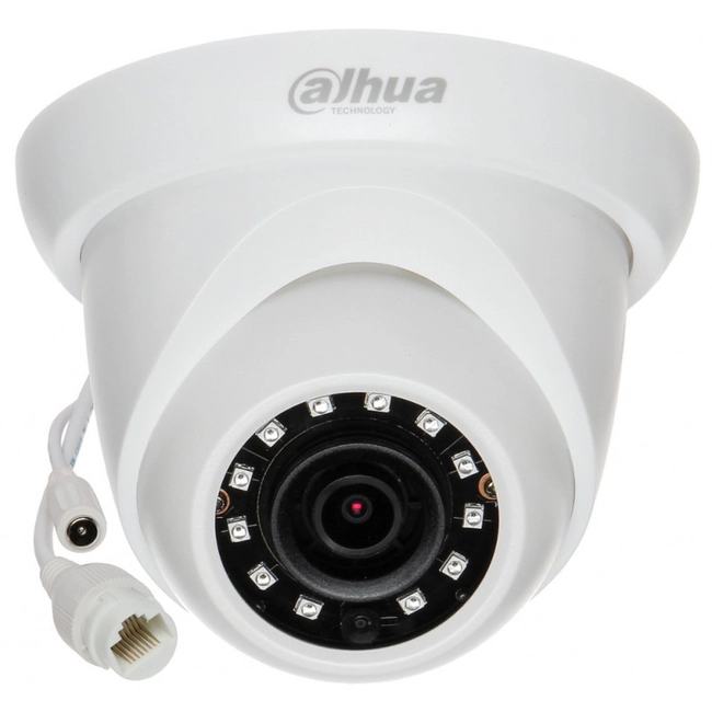 IP видеокамера Dahua DH-IPC-HDW1230SP-0280B (Купольная, Внутренней установки, Проводная, 2.8 мм, 1/2.7", 2 Мп ~ 1920×1080 Full HD)
