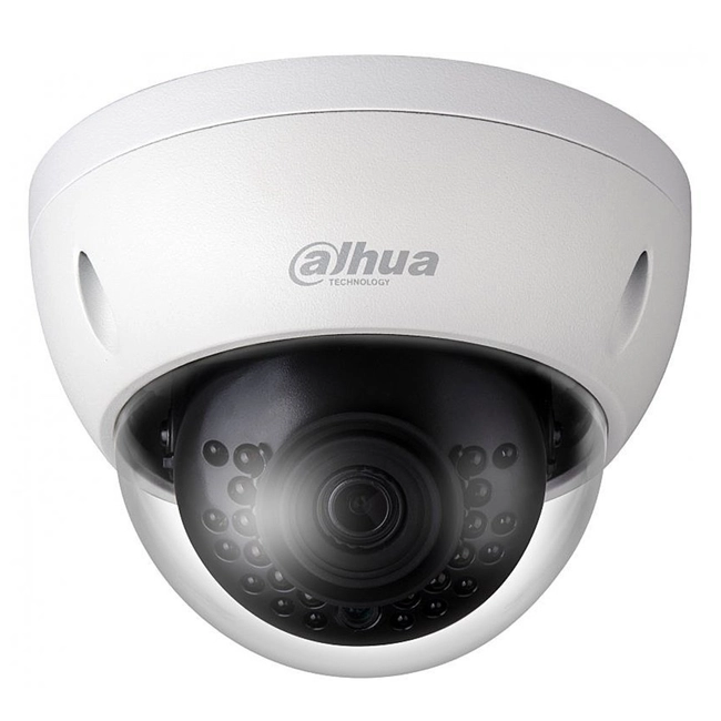 IP видеокамера Dahua DH-IPC-HDBW1230EP-0280B (Купольная, Уличная, Проводная, 2.8 мм, 1/2.7", 2 Мп ~ 1920×1080 Full HD)