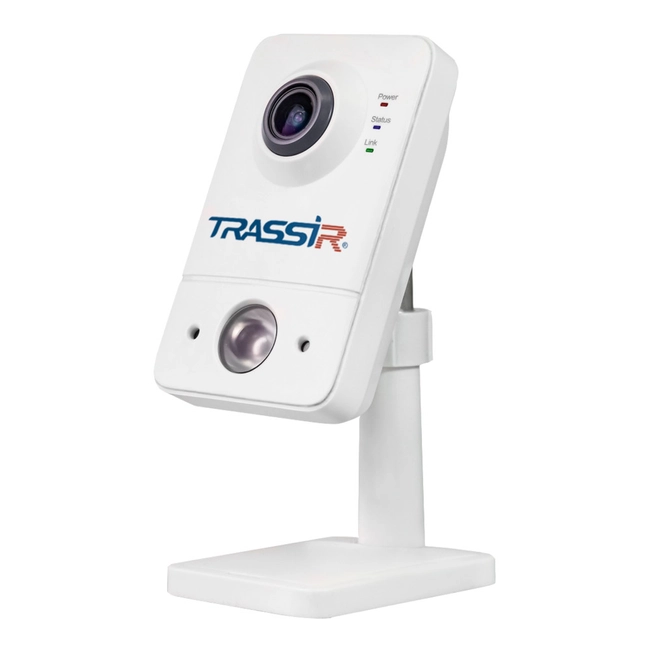 IP видеокамера Trassir TR-D7121IR1W (2.8 MM) (Настольная, Внутренней установки, WiFi + Ethernet, 2.8 мм, 1/2.7", 2 Мп ~ 1920×1080 Full HD)