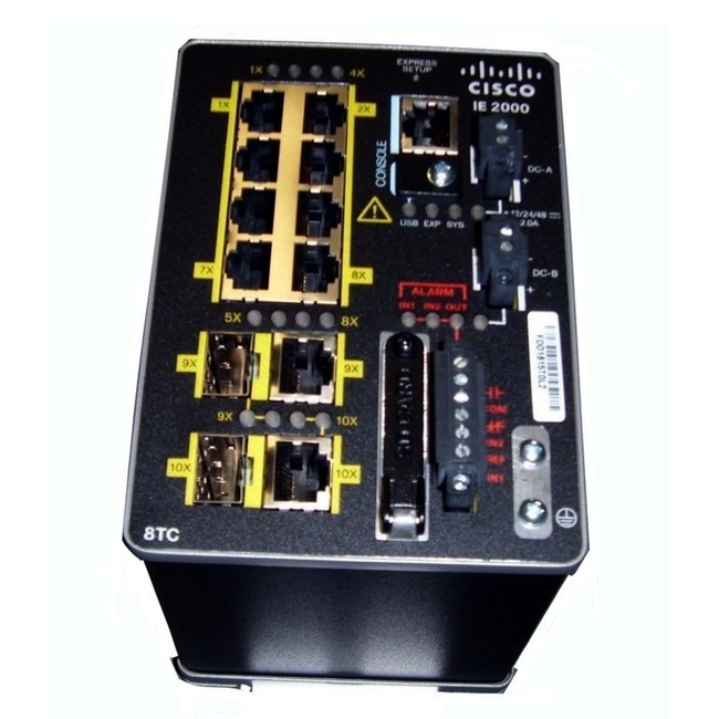 Коммутатор Cisco Industrial Ethernet 2000 IE-2000-8TC-G-B (100 Base-TX (100 мбит/с))