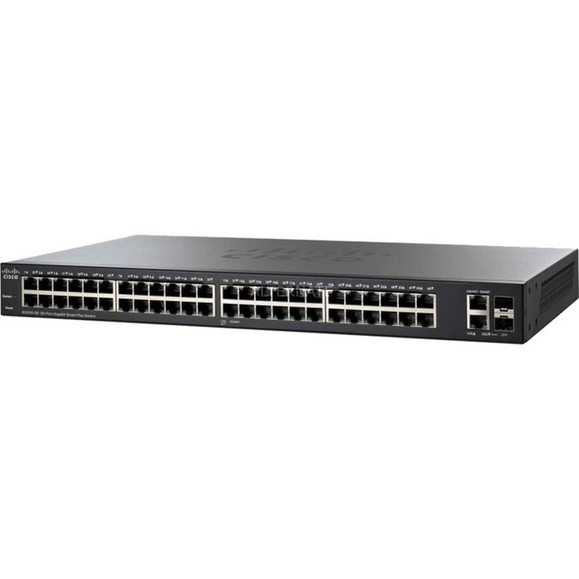 Коммутатор Cisco Small Business SF220-48 SF220-48-K9-EU (100 Base-TX (100 мбит/с), 2 SFP порта)