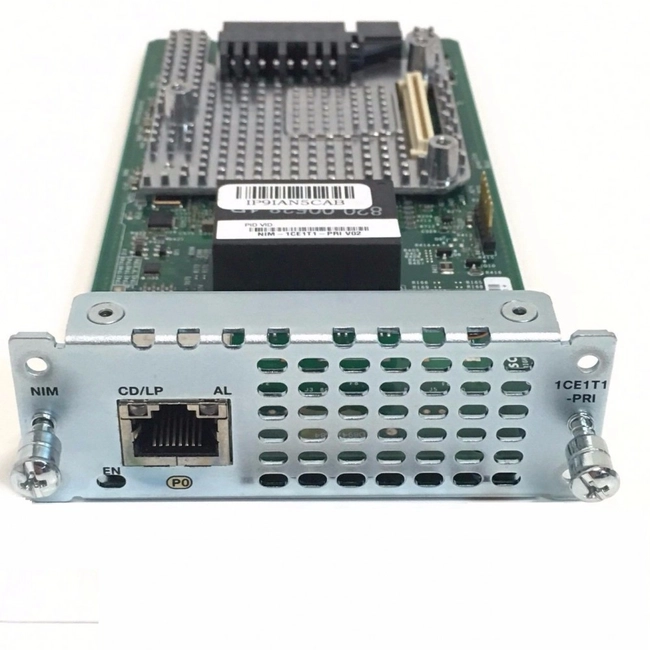 Сетевое устройство Cisco 1 port Multiflex Trunk Voice NIM-1CE1T1-PRI= (Модуль)