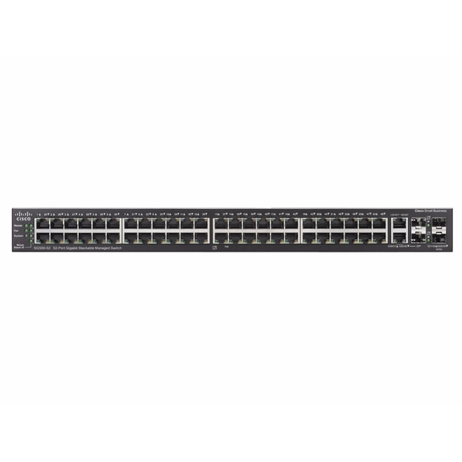 Коммутатор Cisco SG500-52P-K9-G5 (1000 Base-TX (1000 мбит/с))