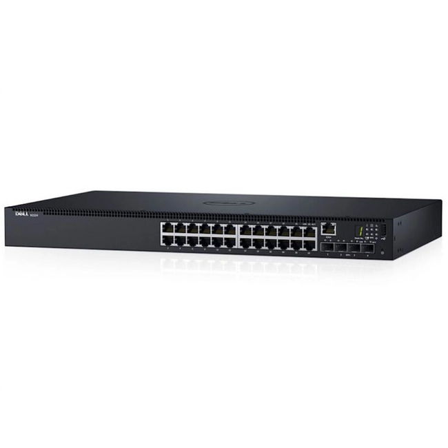 Коммутатор Dell Networking N1524-AEVX-01 (1000 Base-TX (1000 мбит/с), 4 SFP порта)