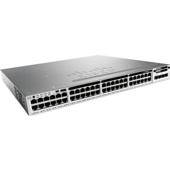 Коммутатор Cisco WS-C3850R-48U-E (1000 Base-TX (1000 мбит/с))
