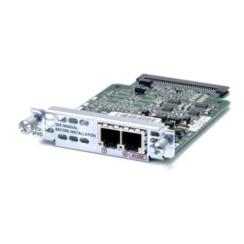 Сетевое устройство Cisco VIC2-2FXO= Two-port Voice Interface Card (Модуль)