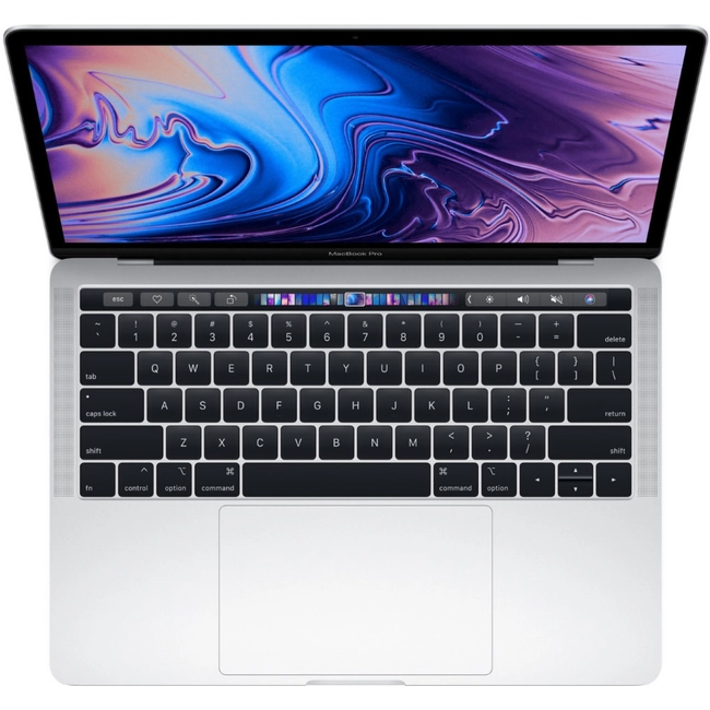 Ноутбук Apple MacBook Pro 13 Touch Bar 2019 Silver Z0W6000HY (13.3 ", WQXGA 2560x1600 (16:10), Core i7, 8 Гб, SSD, 128 ГБ, Intel Iris Plus Graphics)