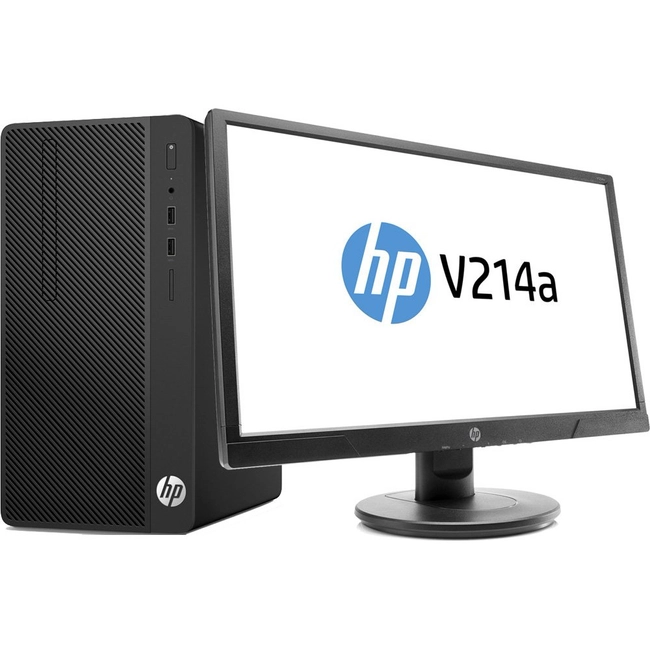 Настольный компьютерный комплект HP Bundle 290 G1 MT 2MT25ES (HP V214a, Core i3, 7100, 3.9 ГГц, 8, SDD, 128 ГБ, Windows 10 Pro)