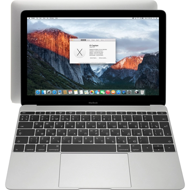 Ноутбук Apple MacBook 12 2017 MNYF2RU/A (12 ", 2304x1440 (8:5), Core M3, 8 Гб, SSD, 256 ГБ)