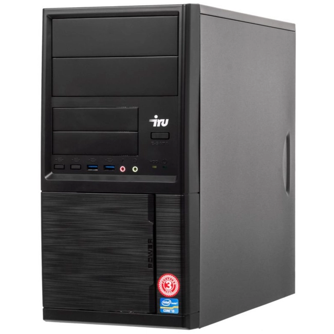 Персональный компьютер iRU Office 312 MT 1062076 (Pentium, G4400, 3.3, 4 Гб, HDD, Windows 10 Pro)