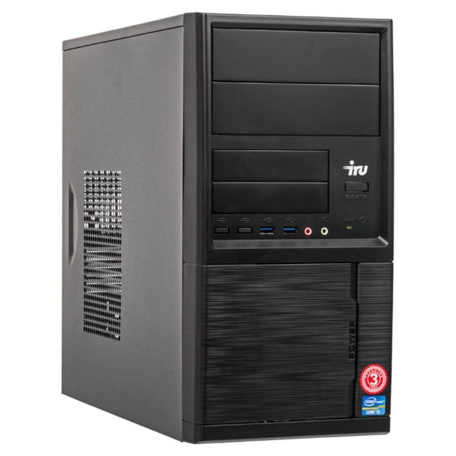 Персональный компьютер iRU Corp 313 SFF 1032471 (Core i3, 7300, 4.2, 8 Гб, HDD, Windows 10 Pro)