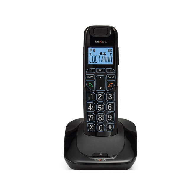 Аналоговый телефон TeXet TX-D7505А черный TX-D7505А (черный)