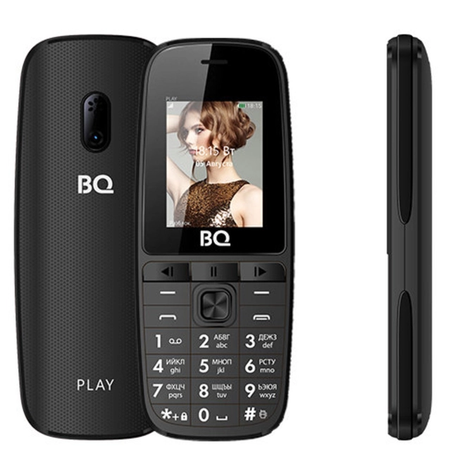 Мобильный телефон BQ 1841 Play Black BQ-1841 Play Чёрный